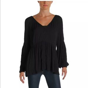 Knot Sisters Peasant Top